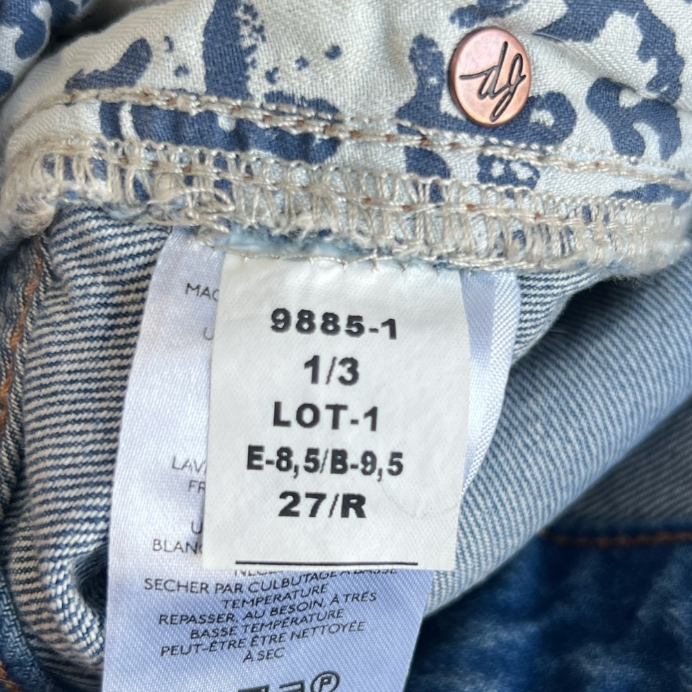 NWOT We The Free Cropped High Waist Extra Wide Leg Medium Wash Jeans Size 27 - Picture 5 of 9